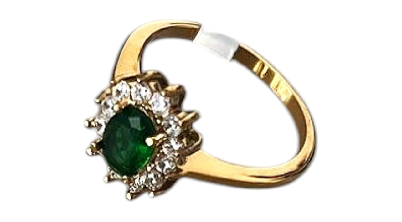 Diana Ring in Emerald